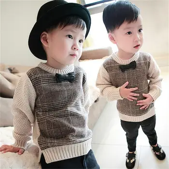 

Christmas children sweater. Boy with spring and autumn sets of sweaters, boy fashion sweater. Age: 2 3 4 5 6 7 years old
