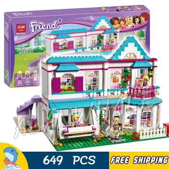

649pcs Friends Heartlake City Summer Stephanie's House 10612 Figure Building Blocks Children Kid Toy Compatible With LagoING