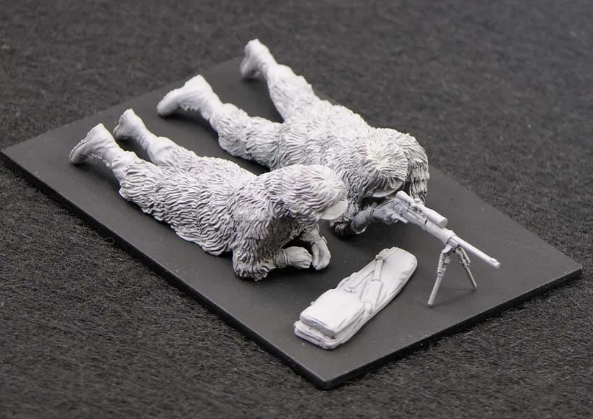

Assembly Unpainted Scale 1/35 US MAN Team not have base soldier Historical toy Resin Model Miniature Kit