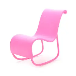 Кресло-качалка Интимные аксессуары Кукольный дом украшения рокер розовый Игрушечные лошадки 1 шт Новый стиль