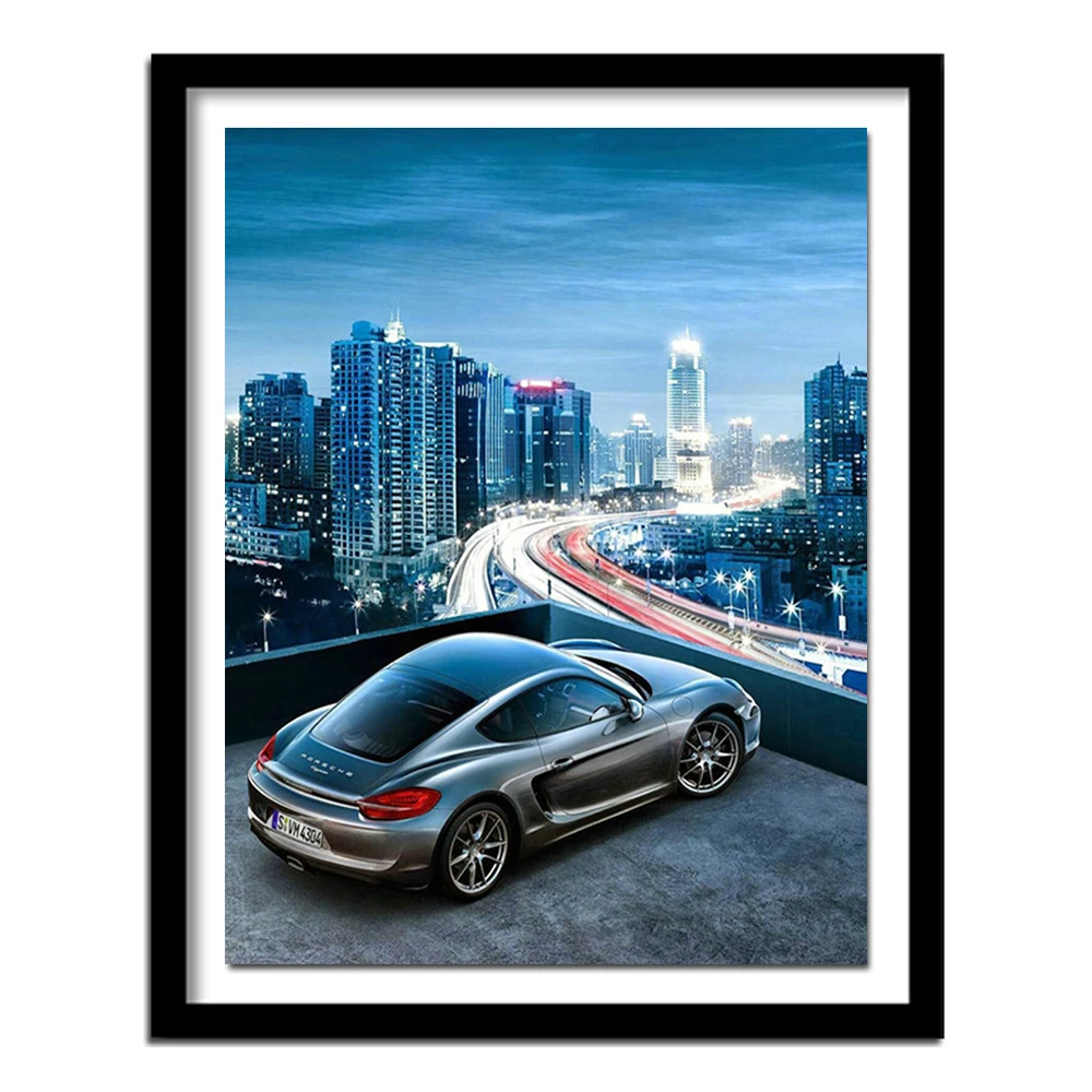 

Painting Home Decor Gift Diamond Embroidery 5D DIY Car City Landscape Diamond Painting For Boy Room And Living Room