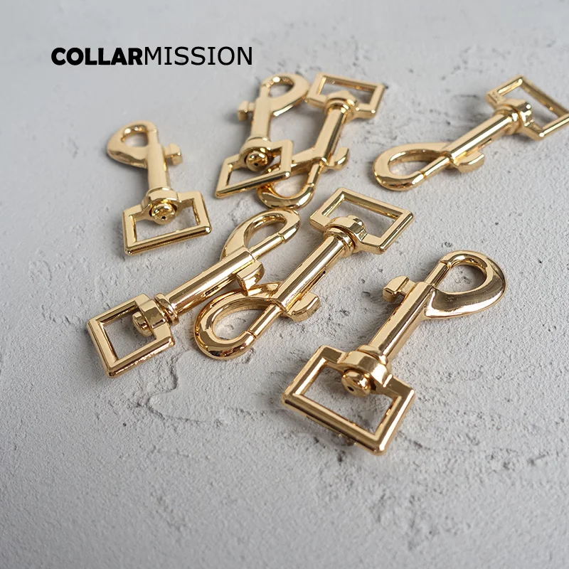 Metal dog Clasp Kirsite hook buckle for 20mm webbing DIY Dog Leash