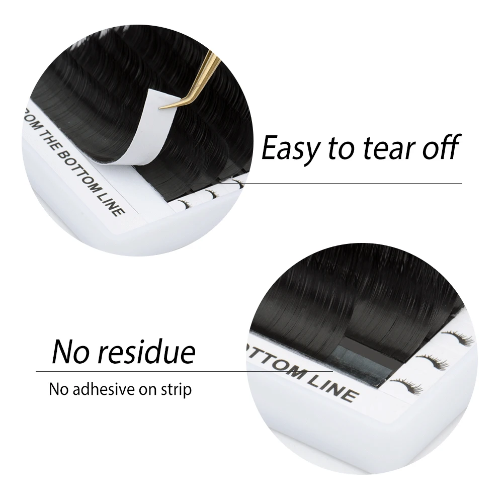 16 lines Fake Eyelashes Imitation Ermine Professional Soft Eyelashes Extension