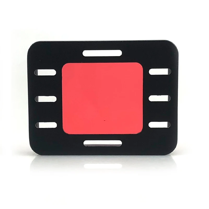 JINSERTA Dive фильтр желтый красный пурпурный для sony AS50 подводный дайвинг крышка объектива для sony HDR AS50R AS300 AS300R FDR X3000R - Цвет: red