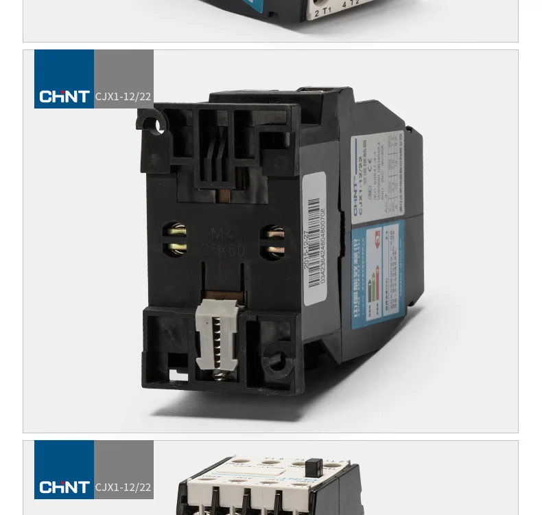 CHINT AC Контактор CJX1-12/22 3TB41 рейку 380 v 220 v 110 v 36 v 24 v