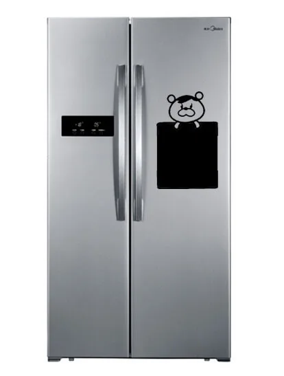

funny cartoon bear shape Vinyl Kitchen Chalkboard sticker.Fridge door menu blackboard free ship