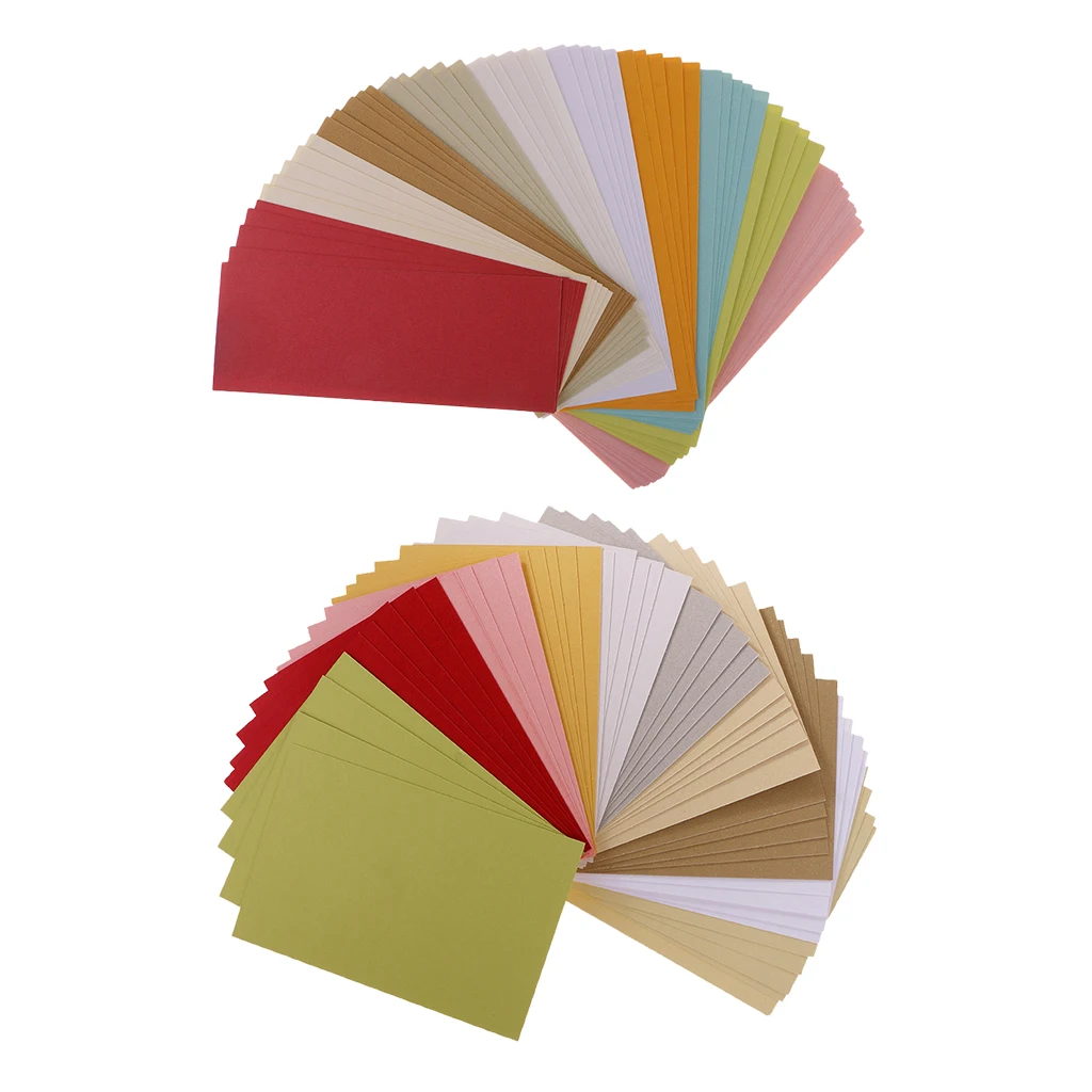 100 Sheets Metallic Paper Shimmer Papers Double Sided Pearlescent Card Stock