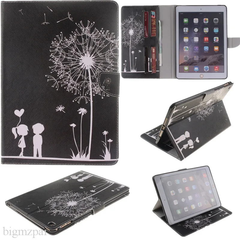 PU Leather Wallet Flip Case For Apple Air 2 Case For Apple Ipad 6 Folio Stand Tablet Cover 9.7 Inch Protector Skin Fundas Coque (52)