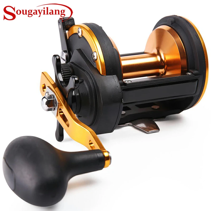 Sougayilang Trolling Fishing Reel Baitcasting Reel Fishing Reel Wheel For Sea Saltwater Big Fish Fishing Carretilhas De Pescaria Baitcasting Reelfishing Reel Aliexpress