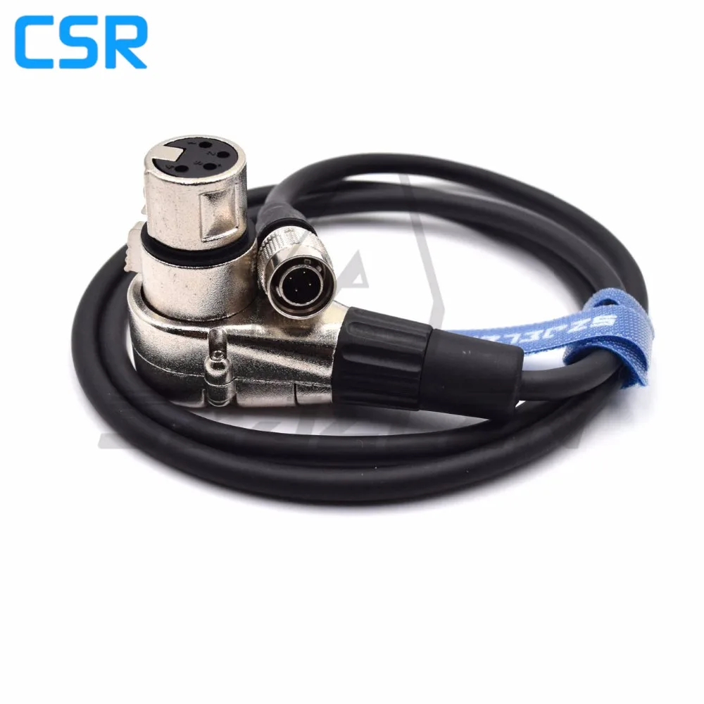 Sony/ ARRI AMIRA camera Hirose 4 pin 12V Выходная мощность к xlr для Panasonic/ tvlogic 075/170A кабель питания