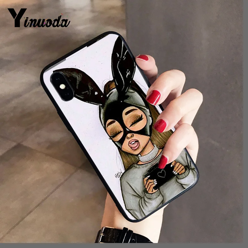 Yinuoda Thank U Next Ariana Grande Красочный милый чехол для телефона для iPhone 8 7 6 6S 6Plus 5 5S SE XR X XS MAX Coque Shell