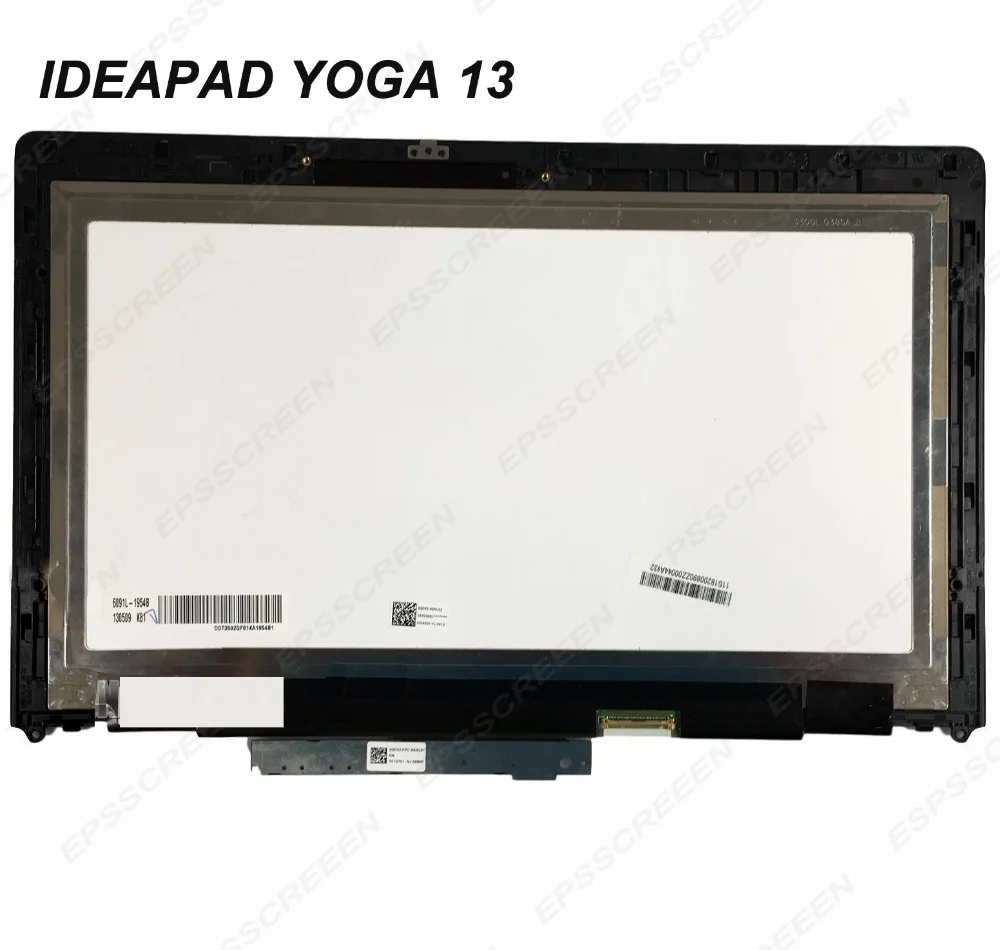 Для lenovo Ideapad Yoga 13 20175 LP133WD2 SLB1 ЖК-дисплей сенсорный экран дигитайзер с рамкой Светодиодная панель рамка FRU 04W3519