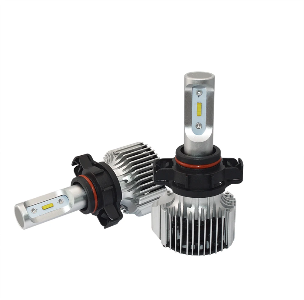 Пара мощных V1 H16 5202/PSX24W/5200/5201/9009 ZES чип светодиодный комплект автомобильных ламп