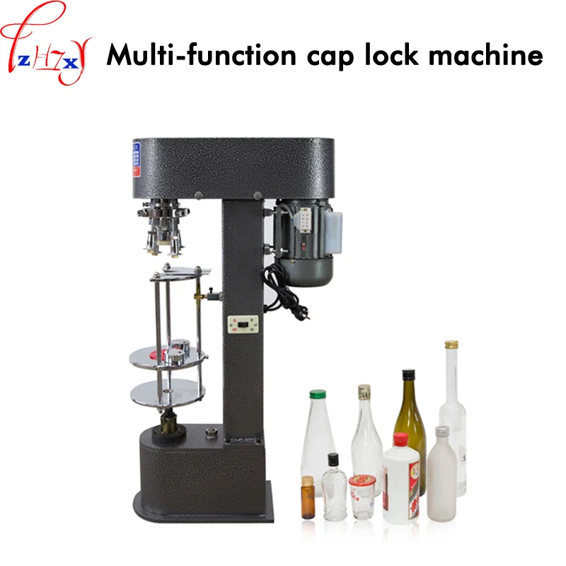 

Multi-function bottle cap lock machine SK-40B single head automatic capper metal aluminum cover lock mouth 220V 370W 1PC