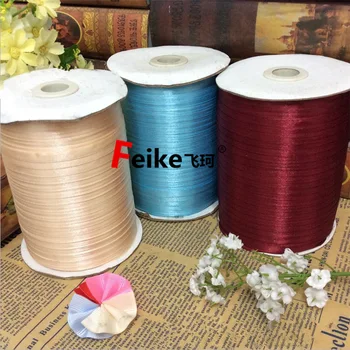 

6mm 550yards/lot tag rope line ribbon red single ribbon DIY bow tie clothing accessories wedding home textile decorative tape