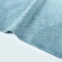 Популярные женские фитнес-топы градиентного цвета дышащие быстросохнущие облегающие майки кроп для йоги DO2