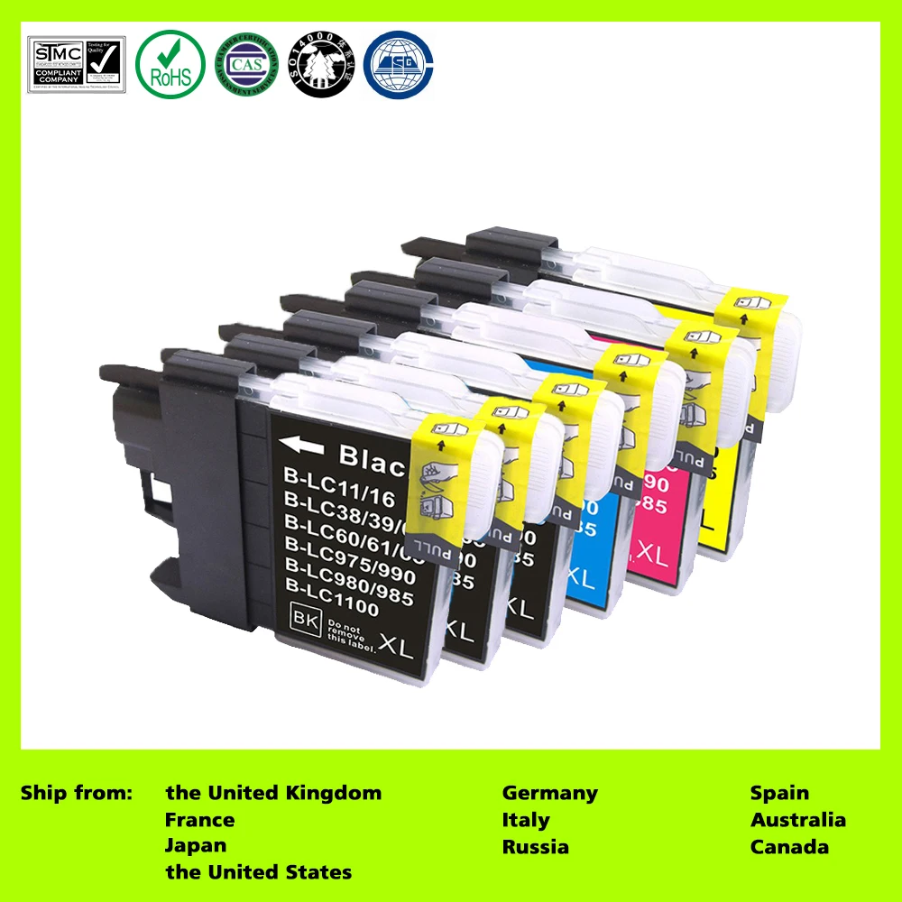 Brother Cartuccia Originale Inkjet Giallo Per Stampante Brother DCP145 LC980Y - Foto 2