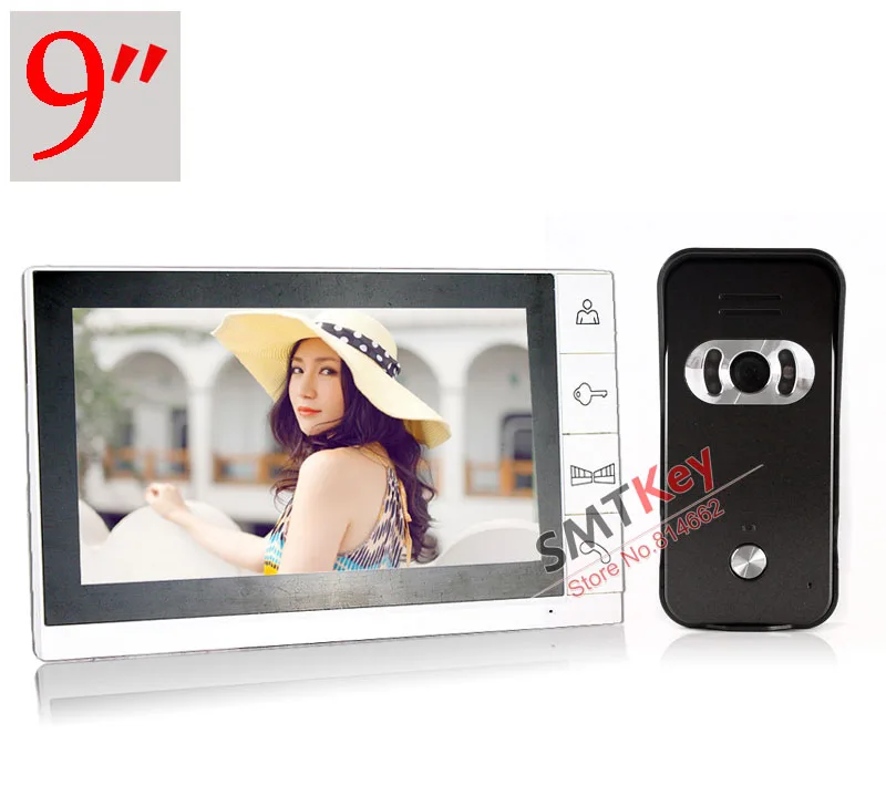 

DP-998+669 9 inch color video doorphone intercom system
