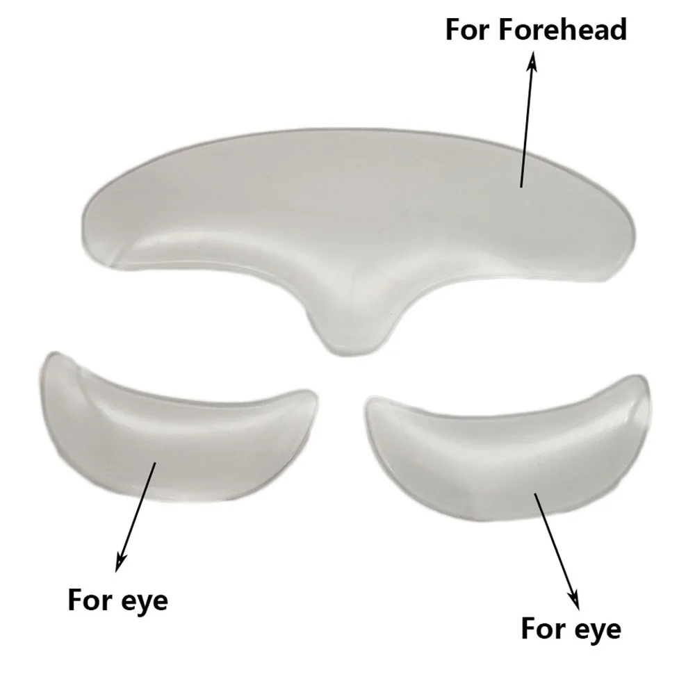 Силиконовая против морщин глазная Подушечка Для лица многоразовая медицинская Подушка против старения устраняет появление морщин для лица Уход за кожей лица Инструменты для подтяжки лица - Цвет: eyes with forehead