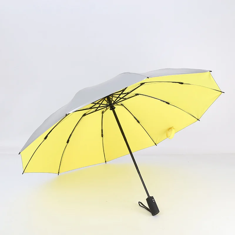 Летний ветрозащитный обратный зонтик для женщин, пляжный зонтик для мужчин, автоматические зонты 10 к, анти-УФ Защита от солнца, мужской зонт