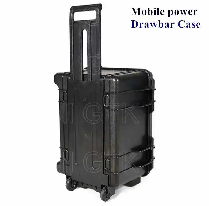Drawbar case 24v 100Ah Lifepo4 battery pack waterproof for RV EV 3kw 5kw motor mobile power solar storage energy + 10A charger (2)