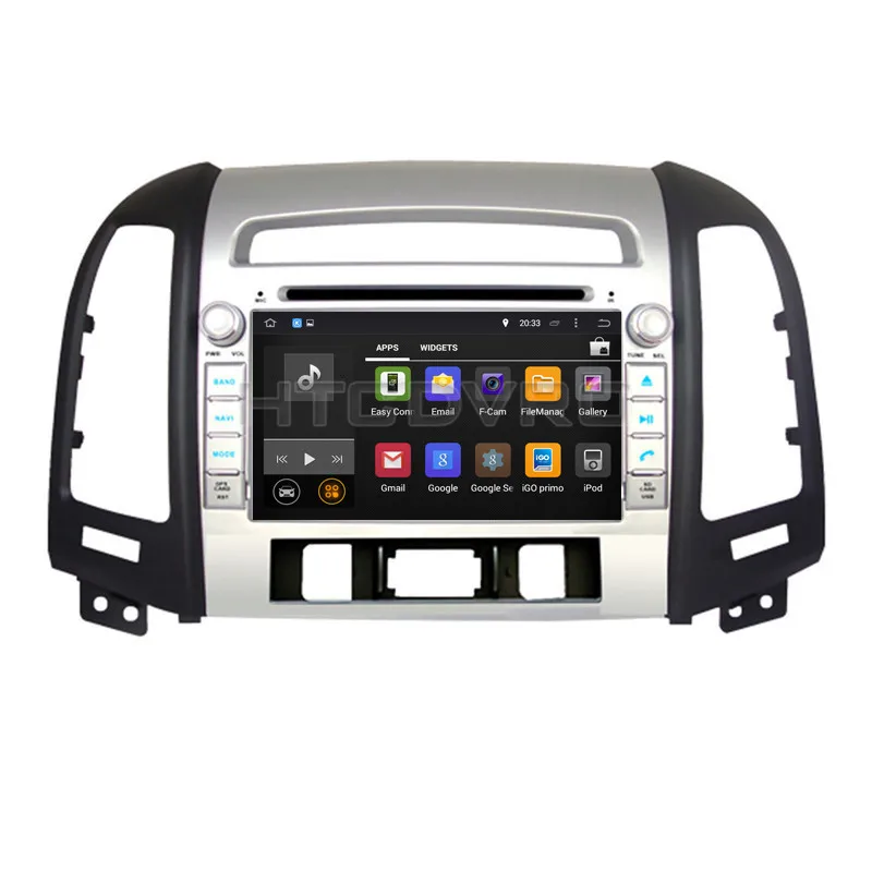 Sale YMODVHT 7inch 4G Octa Core Android 9.0 7.1 Car DVD GPS for Hyundai Santa FE 2006 2007 2008 2009 2010 2011 2012 Auto RDS Radio 2