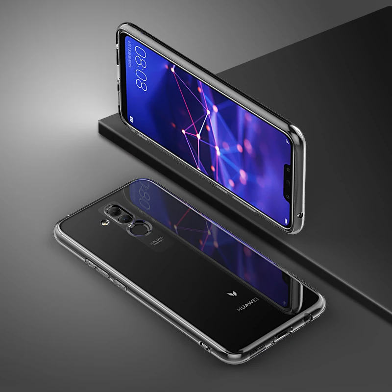 Тонкий чехол для huawei mate 20 lite, прозрачный ТПУ силиконовый прозрачный мягкий чехол для huawei mate 20 Lite Pro Чехол для телефона