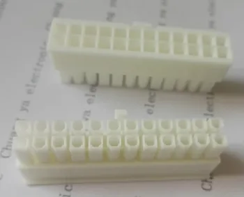 

4.2mm Milk white 24P 24PIN male for PC computer ATX motherboard power connector plastic shell Housing