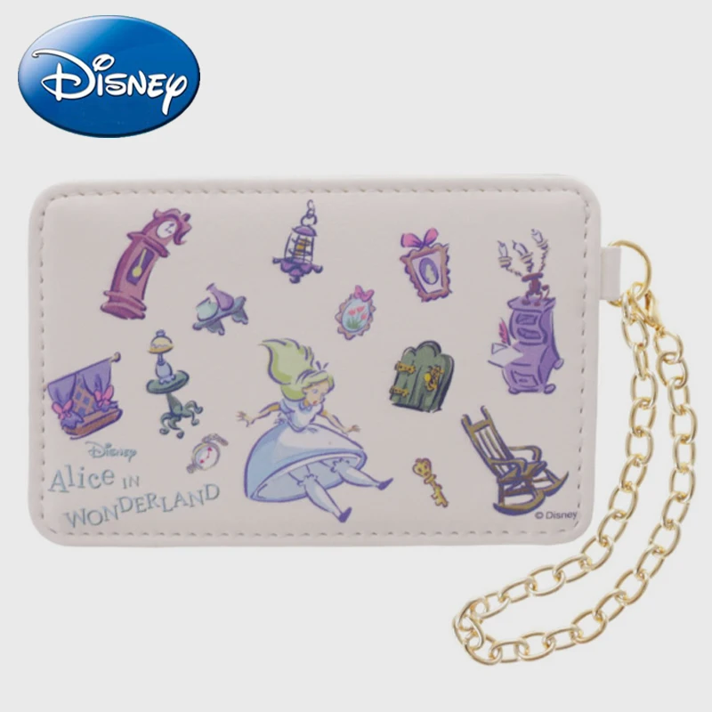 

Disney Women's Clutch-Card Bags Simple Alice PU Leather Handbag Wallets Clutches-Purse Money Bag Female Evening Hand-Bag 2019