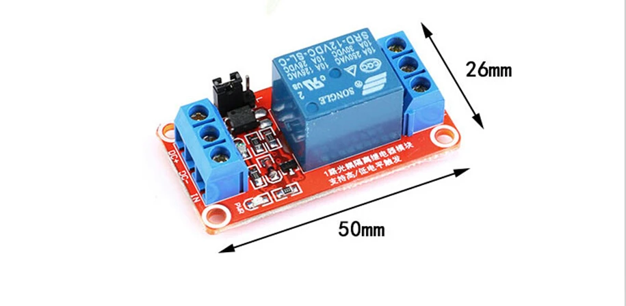 1 Channel 5V 12V 24v Relay Module Board Shield for Arduino with Optocoupler Support High and Low Level Trigger