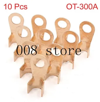 

10Pcs 300A Copper Battery Cable Connector Terminal Crimping 25-70mm2 Wire OT-300A