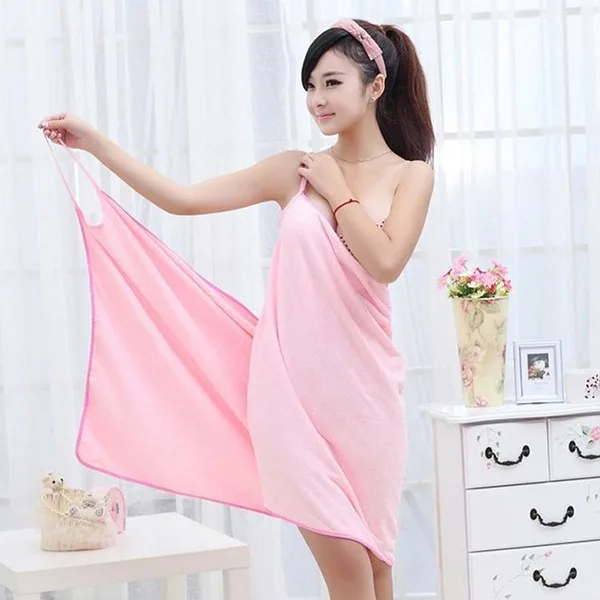 New Home Textile Towel Women Robes Bath Wearable Towel Dress Womens Lady Fast Drying Beach Spa Magical Sleeping wear