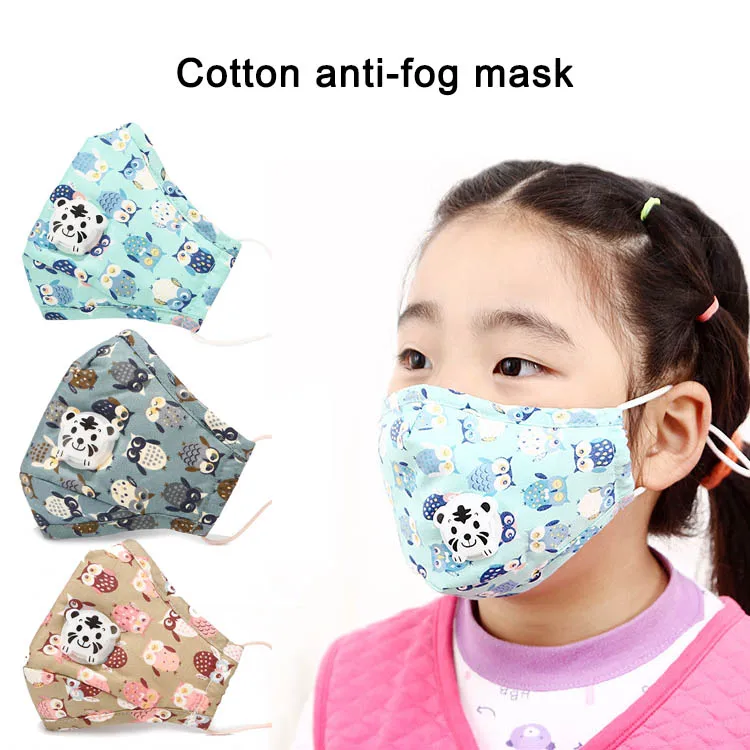 

Kids Cartoon Anti PM2.5 Mask Breath Valve Anti Haze Face Mask Windproof Dust Mouth Muffle for Children 899