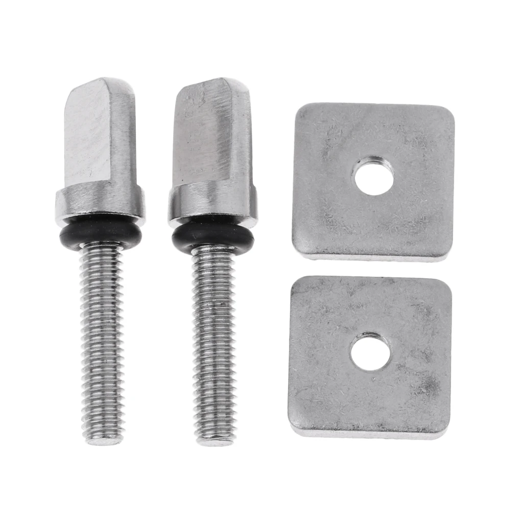 Details about   4Pcs Fin Screws for Surfboard No Tool Stainless Steel Thumb Fin Screw and P P8S9 