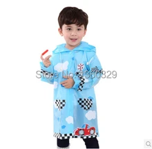 Korean s Design burberry kids Raincoat Baby Raincoat Yellow Pink Blue Cartoon Boys Rain Jacket Waterproof