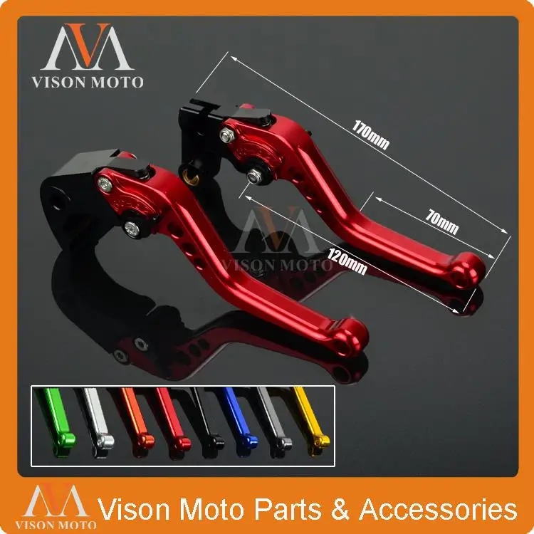 CNC Short Brake Clutch Levers For Honda CBR600RR 07 15 CBR1000RR