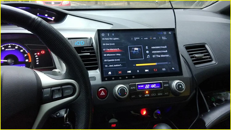Best Android 9.0 Octa Core Car dvd Video headUnit dvd For Honda Civic 2006-2011 Capacitive screen 1024 *600 RDS radio wifi  bluetooth 6