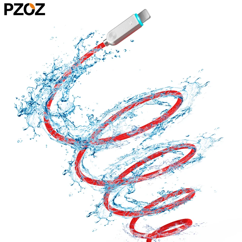 PZOZ für pple iphone se 5 5se 5s 6s 7 8 Auto Trennen led licht kabel schnelle ladegerät usb iphone