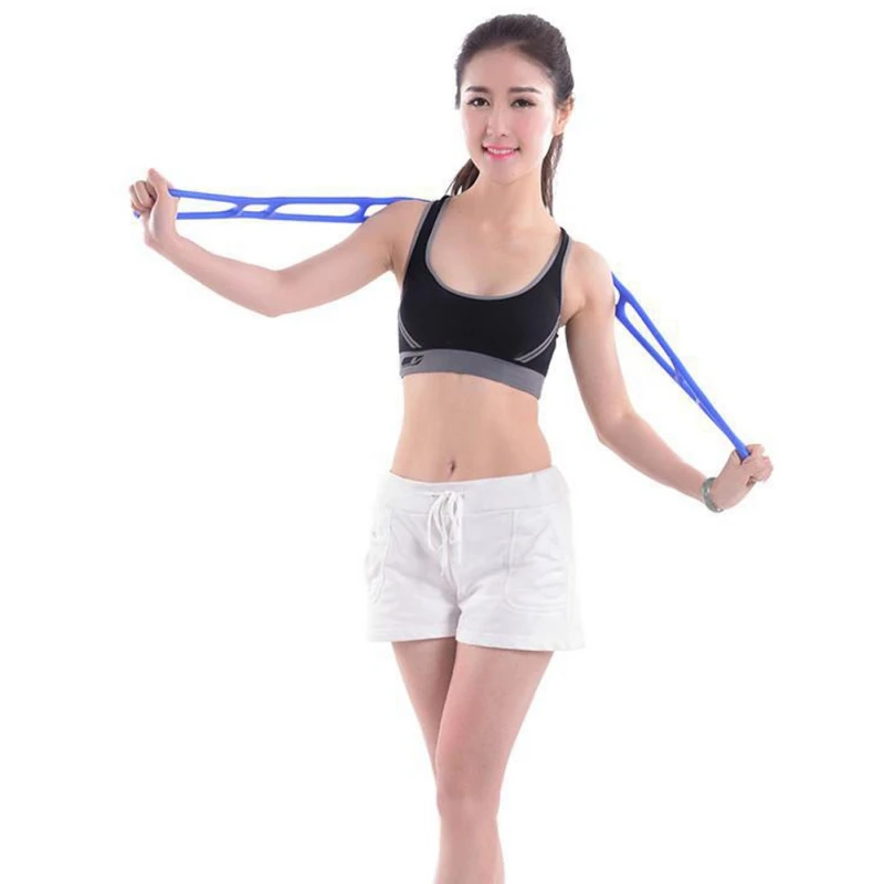 Гимнастические эластичные ленты грудь канат-эспандер Фитнес для мышц расширение резиновая трубка тренировка тяги экспандер для йоги