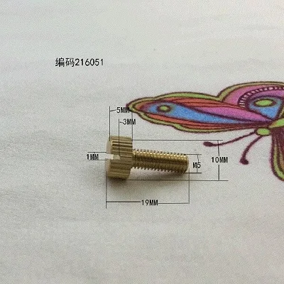 20 шт./лот M3 M4 M5 M6 латунь медь винт декоративные гайки для лампы украшения аксессуары освещения - Цвет: 216051