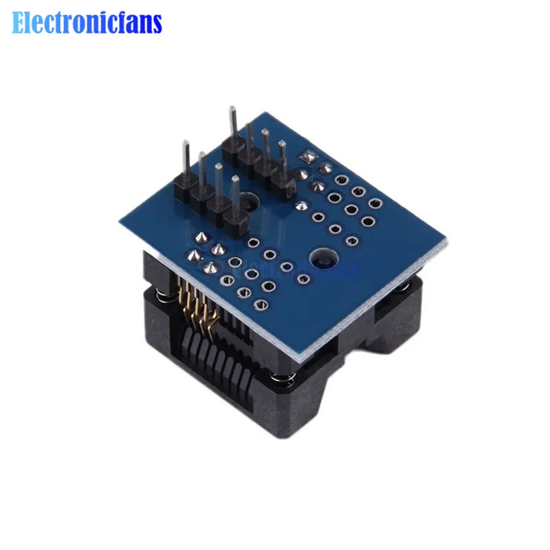 1 шт. SOP8 К DIP8 SOP8 отложным воротником DIP8 SOIC8 К DIP8 IC разъем программист адаптер гнездо для широкого 150 мил 200 мил умная электроника