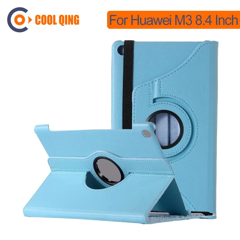 

Multi-angle Adjustable Tablet Case For Huawei MediaPad M3 8.4 Inch PU+PC 360 Degree Rotate Cover 8.4 For Huawei M3 MediaPad Case