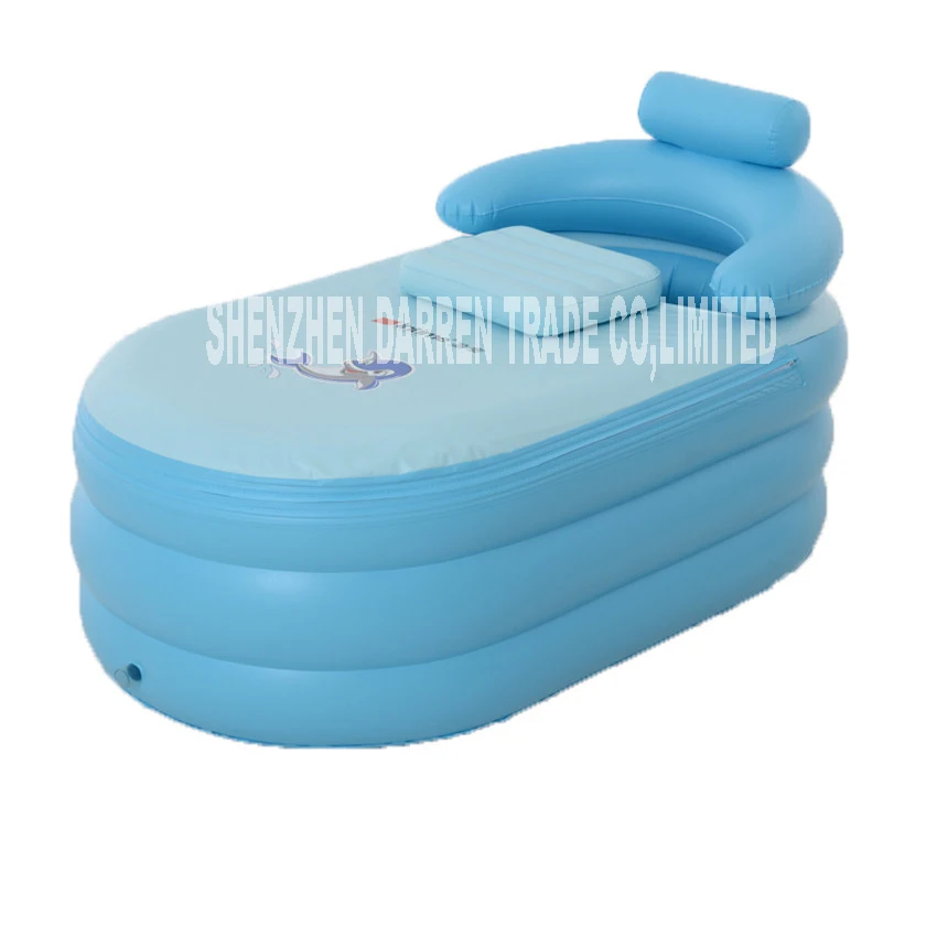 YG001 спа для взрослых ПВХ Складная портативная пластиковая Ванна для взрослых ванна надувной размер 160 см* 84 см* 64 см+ ножной воздушный насос