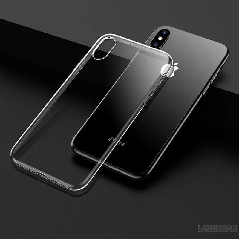 

Ultra Thin Transparent Case For Apple iPhone X XS Max XR Cases Clear Soft TPU Back Cover For iPhone 7 8 6 6S Plus Cases Capa