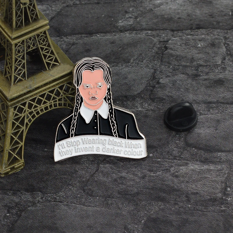 Wednesday-Addams-Hard-enamel-pin-The-Addams-Family-Darker-colour-Brooch-Creative-icons-jewelry-Pin-Button(2)