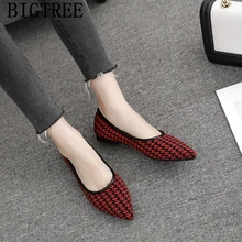 Удобная Женская обувь в стиле Харадзюку; женские ботинки-лоферы; женская обувь без шнуровки; обувь на толстой мягкой подошве с острым носком на плоской подошве; zapatos de mujer ayakkabi