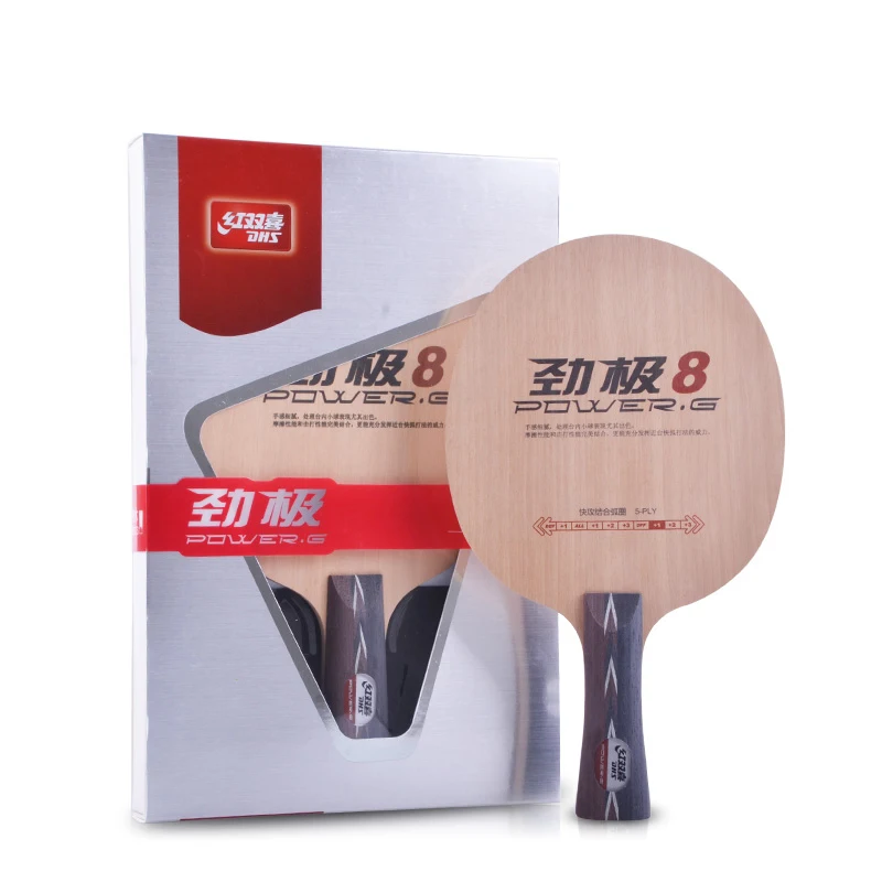 Long FL Table Tennis Blade DHS Power.G12 Attack Plus Loop Off+