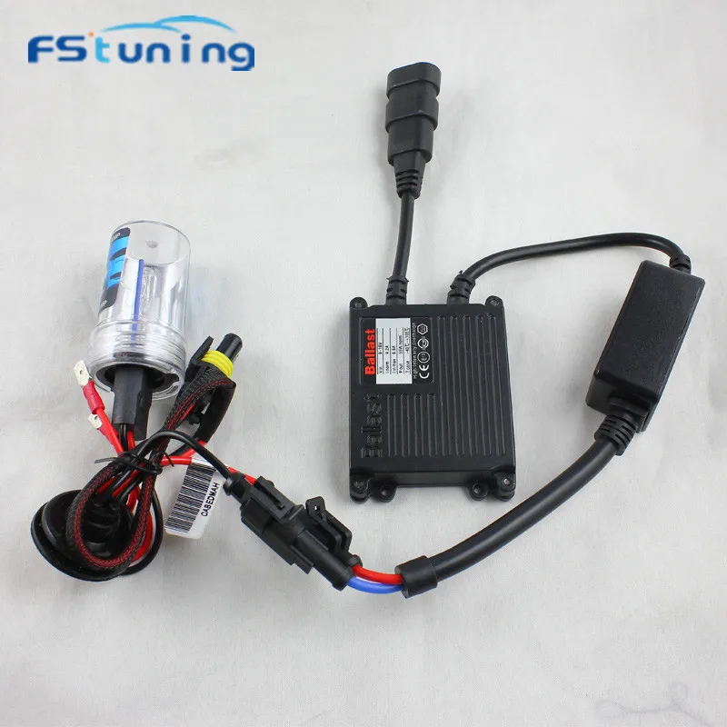 

FStuning 4300K Car headlight 6000K xenon head lamp 8000K H7 H8 H9 H11 hid headlight bulbs with hid ballast 35W xenon ballast