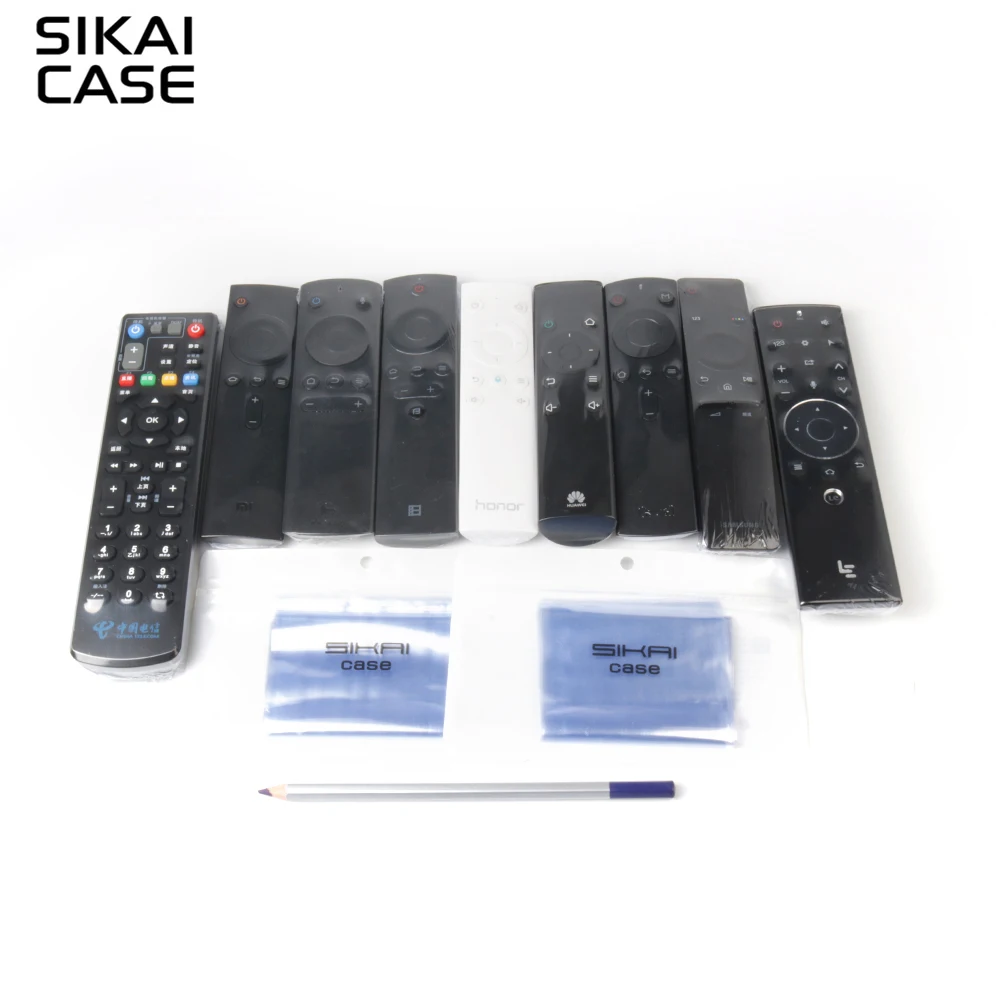 

10pcs SIKAI Heat Shrink Film For Apple Samsung LG TV Air-Conditioner Remote Control Cover Heat Shrink Film For TV Remote Cover