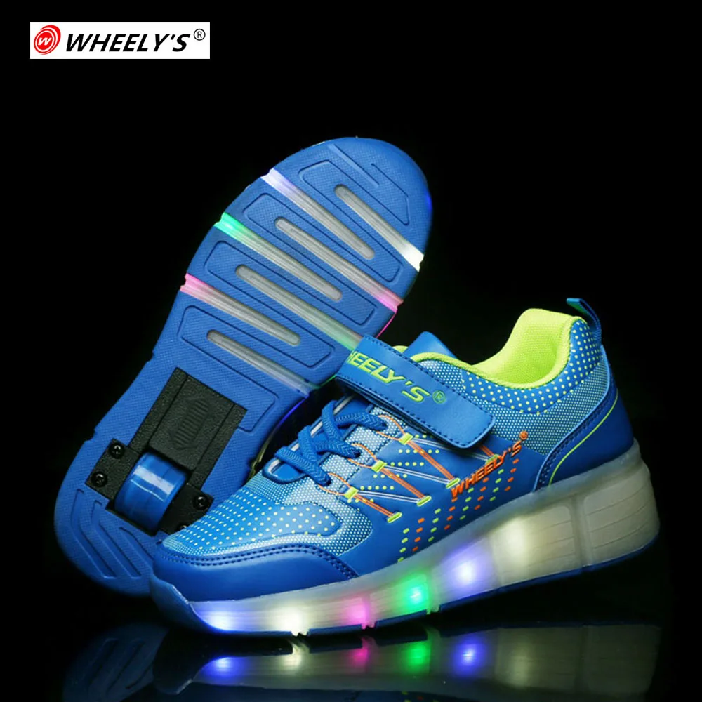 2019 Luminous Sneakers Kids Glowing Sneakers With Wheels Roller Skate Shoes Kids Shoes Led Light Up Shoes For Boys Girls 2019 Luminous Sneakers Kids Glowing Sneakers With Wheels Roller Skate Shoes Kids Shoes Led Light Up Shoes For Boys Girls
